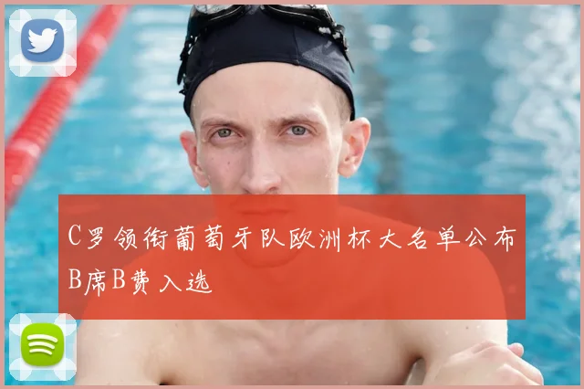 C罗领衔葡萄牙队欧洲杯大名单公布B席B费入选